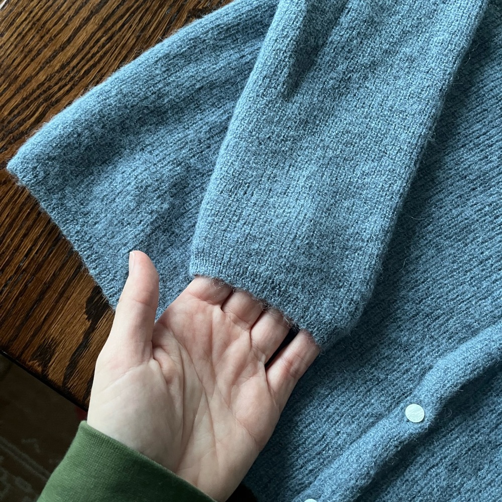 Gaspard Cardigan - Sezane - Vintage Blue - Picture 7 of 12